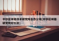 中钞区块链技术研究所合作公司[中钞区块链研究院好不好]